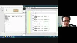 Java If-Else and switch - Numbers (1-7) to Day(words) (Bisaya) Part 2