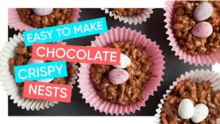 How To Make Easter Nests | Chocolate Rice Crispy Cakes | Channel Mum