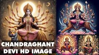 Create Chandraghanta devi AI HD image