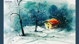 Easy Scenery Art with Water Color || Nature Painting