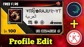 3D Profile Edit Free Fire Xml😚Profile Editing FF👍
