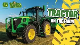 Big Tractors on the Farm! 🚜 | John Deere Kids