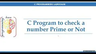 Check a number Prime or Not