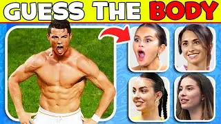 💪😱 Guess Football Player by his BODY: Eyes, Mouth, Tattoo, Injuries of Players.... | Ronaldo, Messi