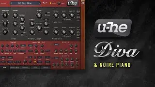 vst  u-he DIVA + NOIRE Piano. Robert Moog perhaps would be happy with this plugin