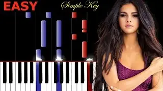 [EASY] Kygo & Selena Gomez - It Ain't Me PIANO TUTORIAL Cover (Synthesia)