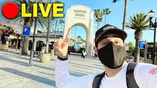 🔴Live: All The Rides at Universal Studios - Live Stream - 4-23-21 - Hollywood Tour & Reopening! 🦈