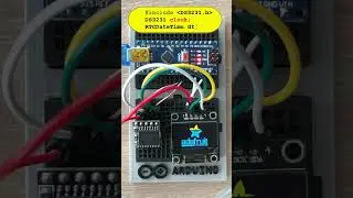 Arduino Clock on tiny OLED Display using tiny RTC module:)