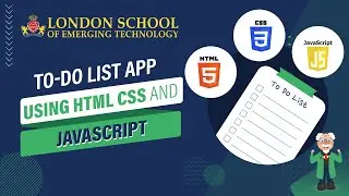 To-Do List App Using HTML CSS And JavaScript | JavaScript Task App | #todolist
