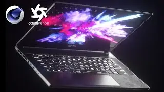 Create a Professional 3D Laptop Render in 15 Minutes | C4D Tutorial & Octane Render