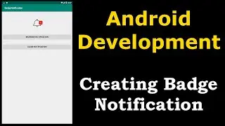 Android Studio Creating Notification Badge