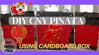 DIY Chinese New Year piñata | How to make Chinese New Year piñata (QUICK AND EASY) | DIY piñata