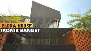 Rumah Tropis Modern Dengan Sentuhan Industrial | Elora House