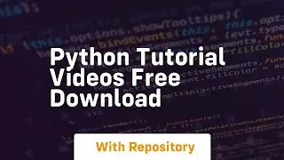 python tutorial videos free download