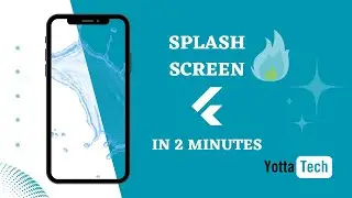 How to create a Splash Screen? | Flutter Splash Screen 🔥