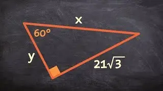 Given the long leg of a special right triangle determine the missing lengths