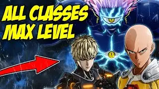 MAX LVL - ALL CLASSES SHOWCASE - ONE PUNCH MAN: DESTINY - Roblox