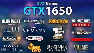 2021 Games Test in GTX 1650 | i5 9400F + GTX 1650 + 16GB Ram