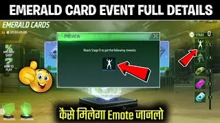 Emerald card event in free Fire।Emerald Card Event K Complete Karne।How To Complete Emerald Card