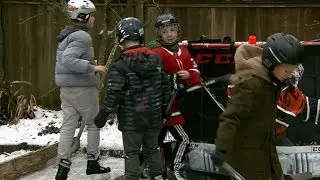 Dream come true: Dad builds rare backyard rink in B.C.