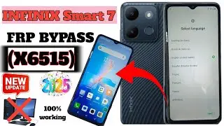 Infinix Smart 7 (X6515) Frp BypassWithout Activity Launcher |Infinix Smart7 Google Account Bypass