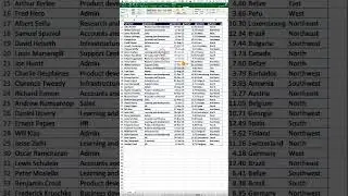 Filter data in Excel using slicers