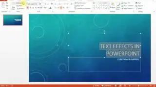 How To Make Text Italic In Microsoft PowerPoint 2013