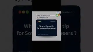 Big tip for all software Engineers 💫💫#coding #codinglife #programming #programmer__official