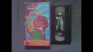 Barney: Can You Sing That Song? 2005 VHS