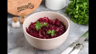 Beetroot fried with onions. Simple delicious