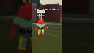 Bro took his money 💀 #roblox #memes #shorts