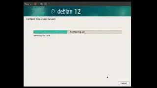 Debian 12 minimal installation with i3 window manager (part1: installation)