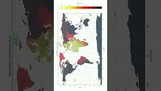 World Solar Irradiation (Watt/m²) monthly view