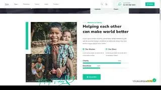 Halpes - Non Profit Charity HTML Template organization donate Website Builder
