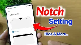 Notch hide kaise kare | How to hide water drop notch | How to hide camera notch in poco x2