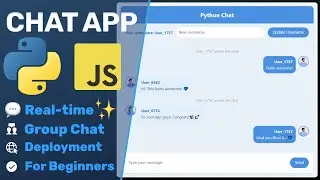 Python Chat App Tutorial for Beginners - Full Course 2024