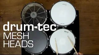 drum-tec mesh heads for electronic drums: See & hear the differences!