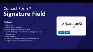 Signature Field for Contact Form 7 By unlayerwp