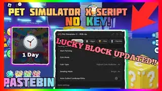 [ OP ] Pet Simulator X Script/Hacks | PASTEBIN 2023✅ | NEW | AutoFarm Lucky Blocks