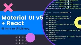 Material UI in React #1 - Installation & adding first component