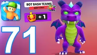 Stumble Guy‪s‬ - Gameplay Walkthrough Part 71 - Bot Bash Teams (iOS, Android)