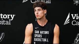 2023-24 San Antonio Spurs Season | Zach Collins Practice Media Availability 12.9.2023