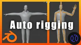 Blender 2.8 auto rigging Free | 2020