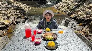 Dining in a River Restaurant