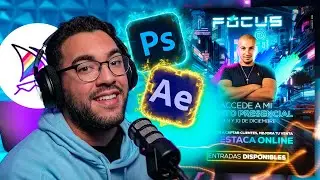 Utiliza la Inteligencia Artificial, Photoshop y After Effects para crear diseños INCREÍBLES 😱