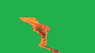 lava river green screen effect