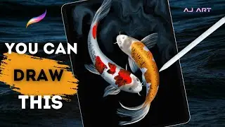 Easy Procreate Koi Fish Tutorial | Step-by-step for Beginners