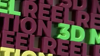 3D motion graphics reel