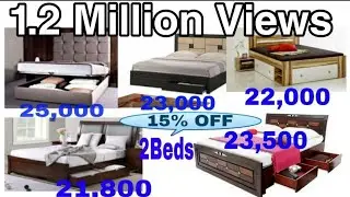 Double bed design images with price || double bed with price