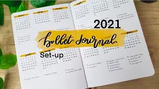 MY 2021 BULLET JOURNAL SET UP